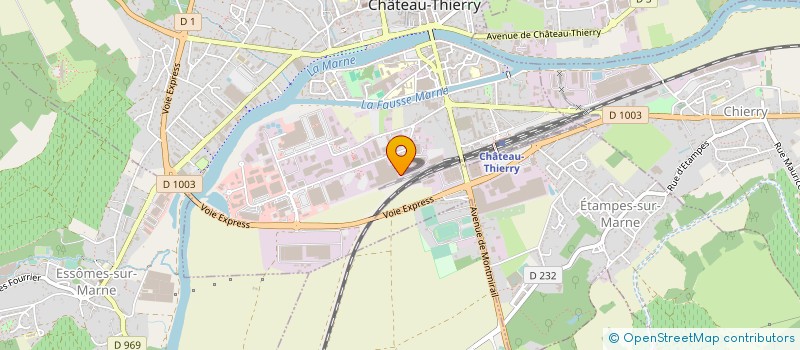 localisation de l'entreprise GEA FARM TECHNOLOGIES FRANCE à CHATEAU-THIERRY