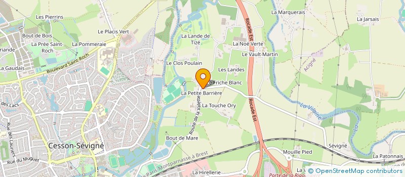 localisation de l'entreprise GEA LA RICHARDAIS  CESSON-SEVIGNE