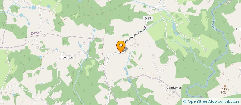 localisation de l'entreprise GEA LE BICHER  SAINT CYR LES CHAMPAGNES