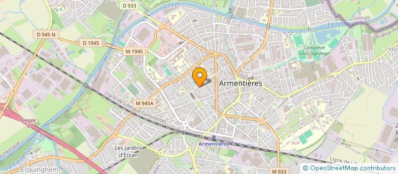localisation de l'entreprise GEA MANAGEMENT  ARMENTIERES