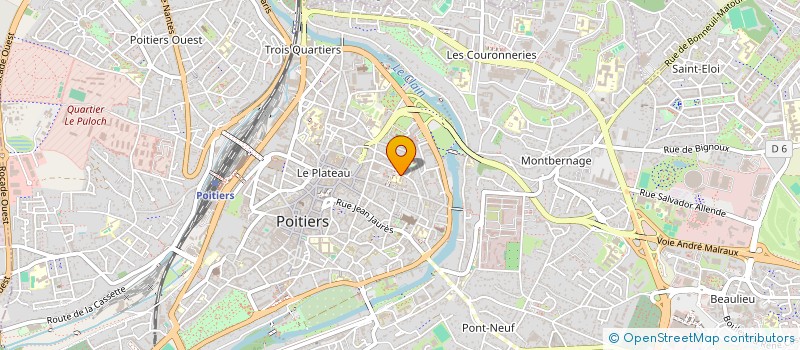 localisation de l'entreprise GEA POITIERS SOLIDAIRE à POITIERS