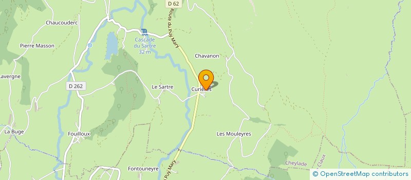 localisation de l'entreprise GEA ROUTE DU PUY MARY à CHEYLADE