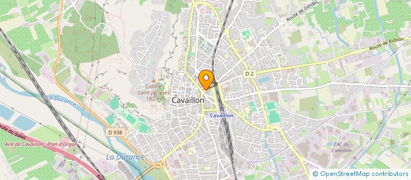 localisation de l'entreprise GEA SAS à CAVAILLON