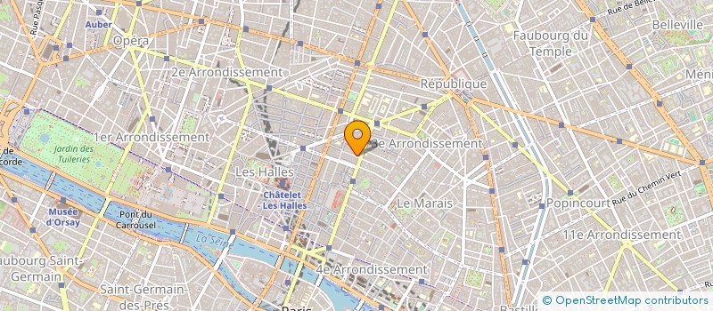 localisation de l'entreprise GEAAM à PARIS