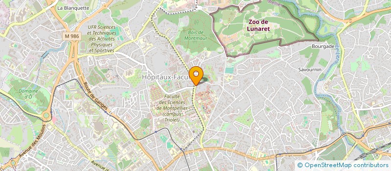 localisation de l'entreprise GEADAVAL à MONTPELLIER