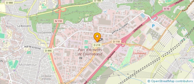 localisation de l'entreprise GEADIS à VILLEBON-SUR-YVETTE