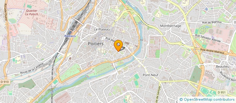 localisation de l'entreprise GEADRENALINE  POITIERS