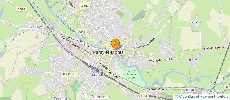 localisation de l'entreprise GEALAPU à PARAY-LE-MONIAL