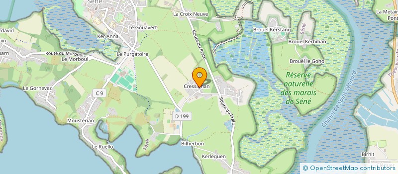 localisation de l'entreprise GEAM  SENE