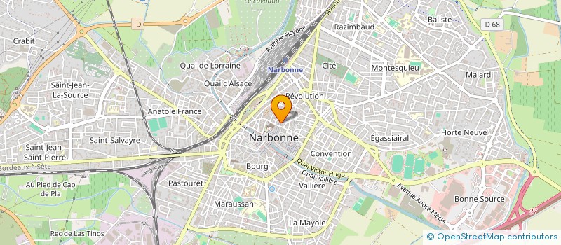 localisation de l'entreprise GEAN à NARBONNE