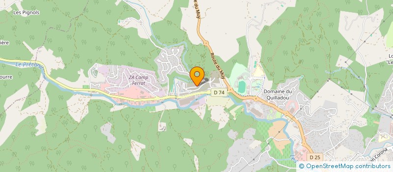 localisation de l'entreprise GEAN à SAINTE-MAXIME