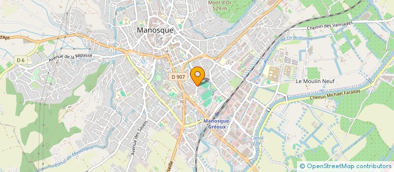 localisation de l'entreprise GEAN EDITIONS à MANOSQUE