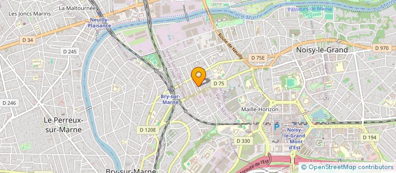 localisation de l'entreprise GEANBAT à NOISY-LE-GRAND