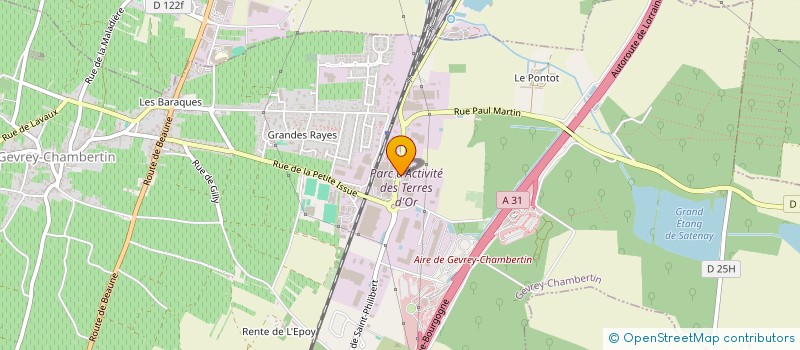 localisation de l'entreprise GEANTET IMMOBILIER  GEVREY-CHAMBERTIN