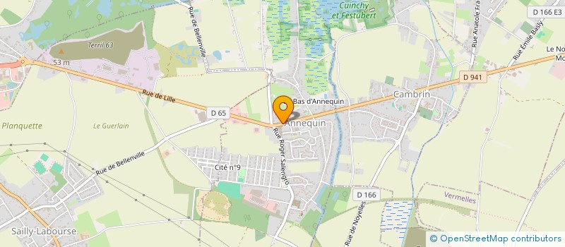 localisation de l'entreprise GEANTS  CAMBRIN