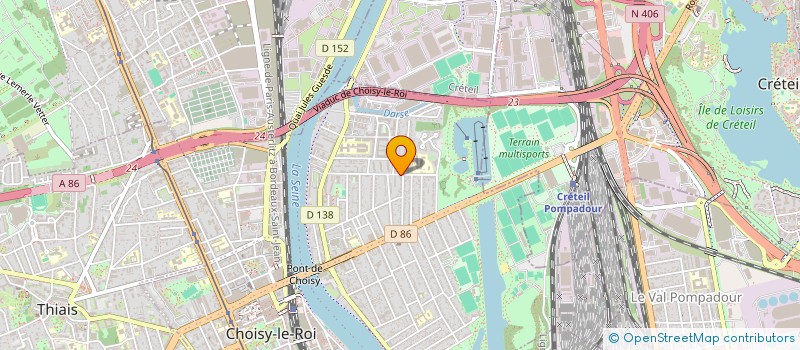 localisation de l'entreprise GEANTS DES TRAVAUX PUBLICS FRANCE à CHOISY-LE-ROI