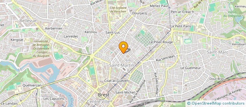 localisation de l'entreprise GEANTS UNIS LILLOPUTIENS DEPASSER GULLIV à BREST