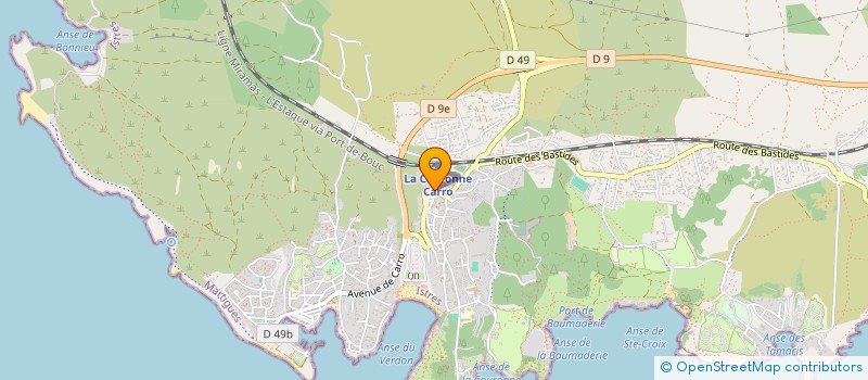 localisation de l'entreprise GEAP à MARTIGUES