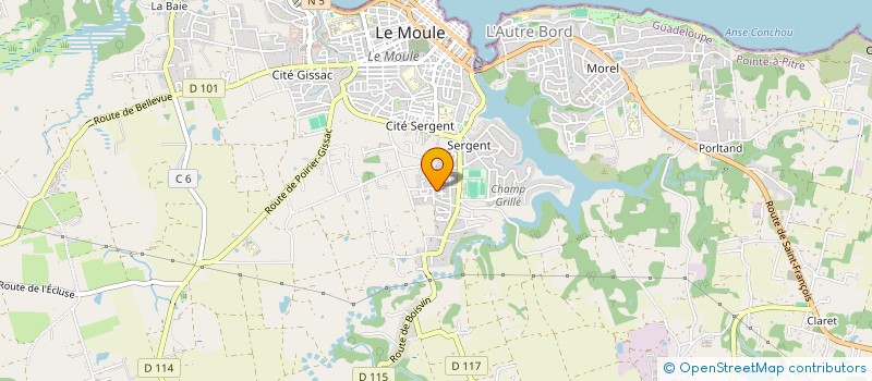 localisation de l'entreprise GEAR FORCE à LE MOULE