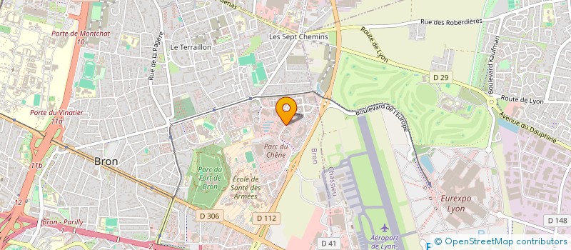 localisation de l'entreprise GEAR PUMP HYDRAULICS TECHNOLOGIE  BRON