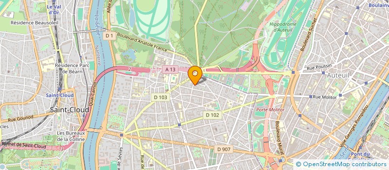 localisation de l'entreprise GEARBOX à BOULOGNE-BILLANCOURT