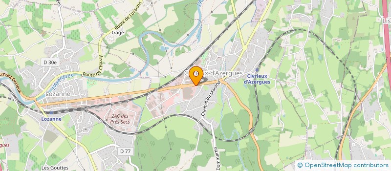 localisation de l'entreprise GEARM à CIVRIEUX-D'AZERGUES