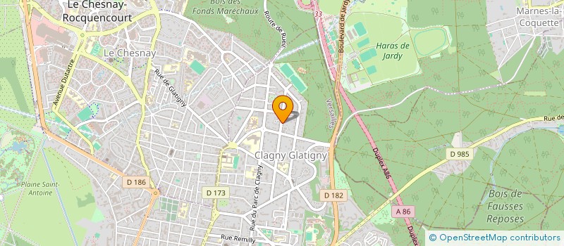 localisation de l'entreprise GEARY CONSEIL à VERSAILLES