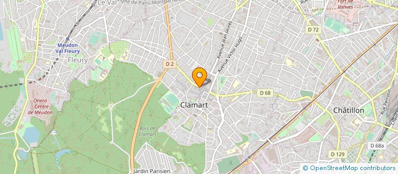 localisation de l'entreprise GEARY IMMOBILIER à CLAMART