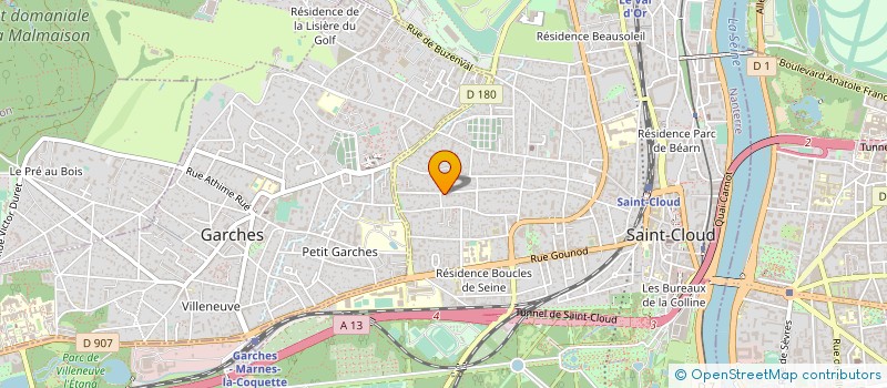 localisation de l'entreprise GEAS à SAINT-CLOUD