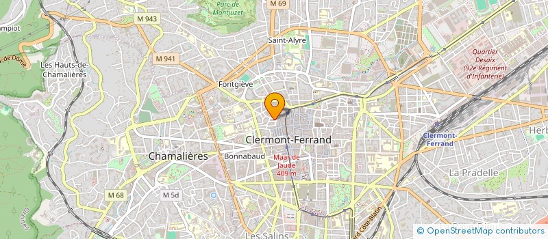 localisation de l'entreprise GEAUDIT  CLERMONT-FERRAND