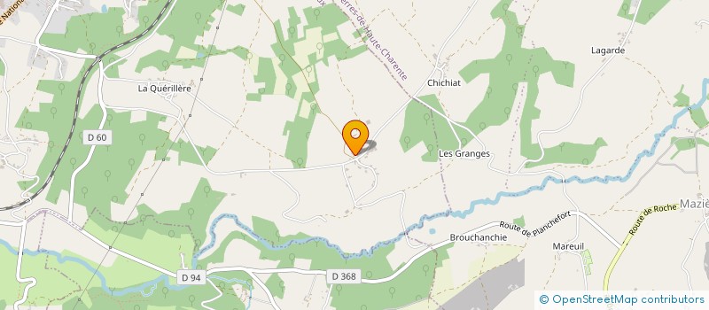 localisation de l'entreprise GEAY-BERNARD  SUAUX