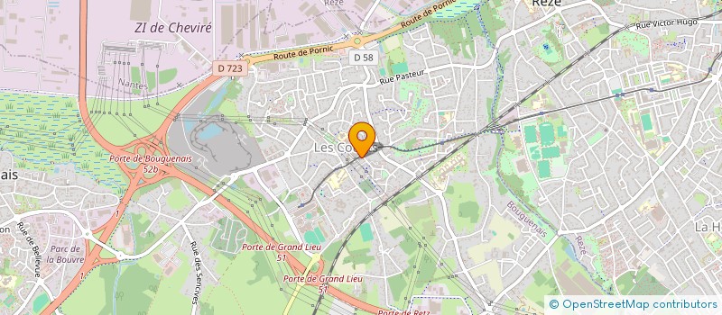 localisation de l'entreprise GEAY GILET  BOUGUENAIS