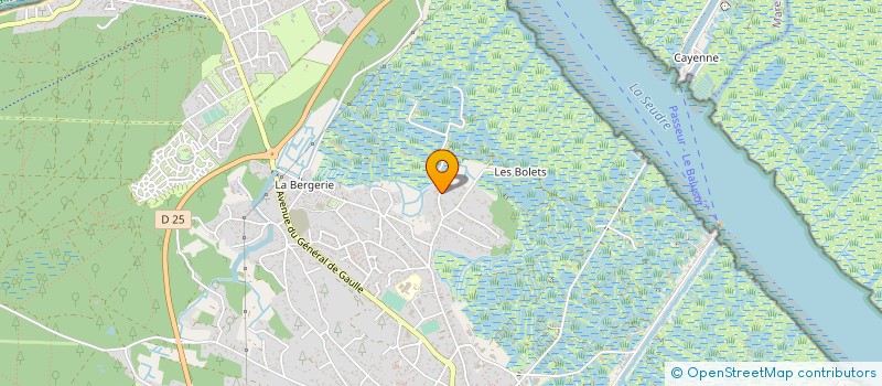 localisation de l'entreprise GEAY PRODUCTION à LA TREMBLADE
