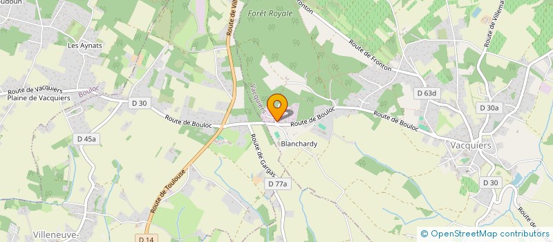 localisation de l'entreprise GEB AMENAGEMENT  VACQUIERS