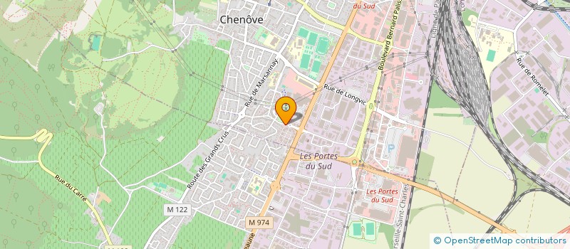 localisation de l'entreprise GEB ARC MEDITERRANEE à CHENOVE