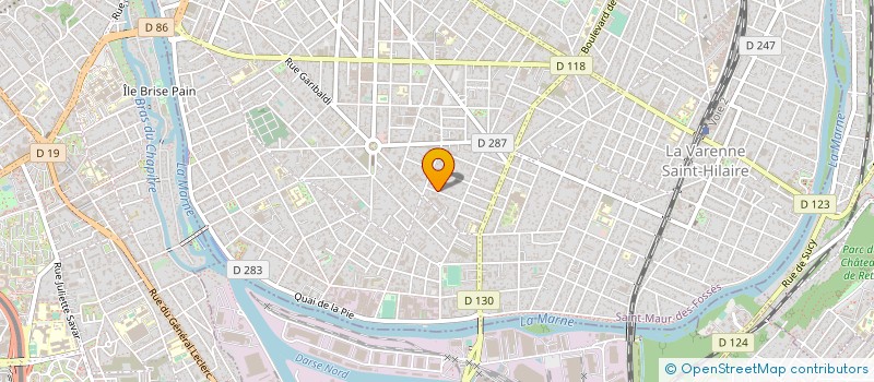 localisation de l'entreprise GEB IDF à SAINT-MAUR-DES-FOSSES