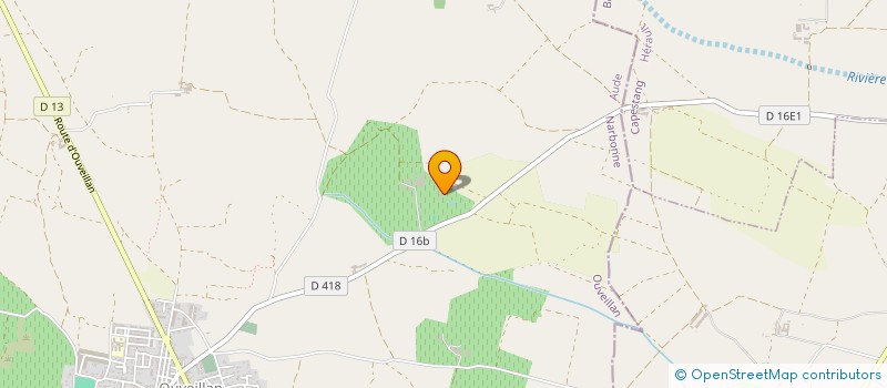 localisation de l'entreprise GEB IMMOBILIER  OUVEILLAN