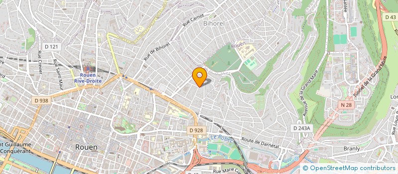 localisation de l'entreprise GEB-NOUT à ROUEN