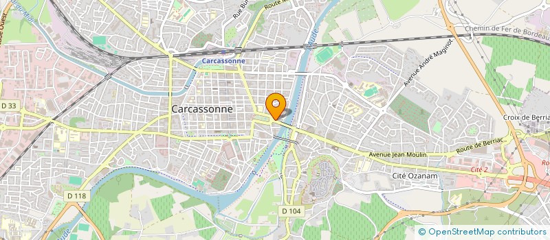 localisation de l'entreprise GEBA CONSTRUCTION à CARCASSONNE