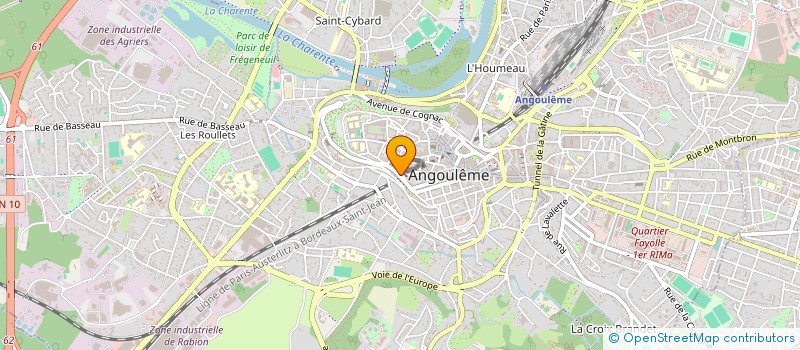 localisation de l'entreprise GEBAT GENERALE ENTRETIEN DU BATIMENT à ANGOULEME