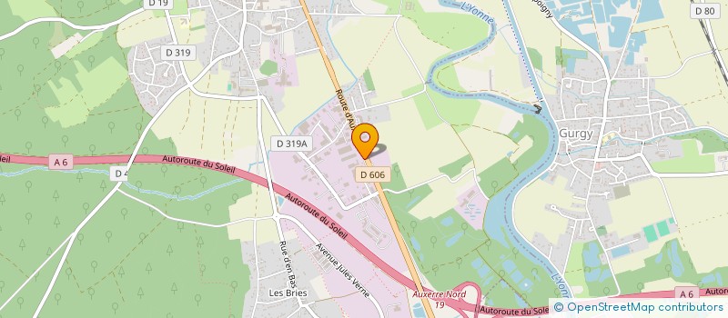 localisation de l'entreprise GEBAT-PARROTA à APPOIGNY