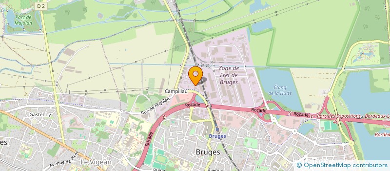 localisation de l'entreprise GEBD à BRUGES