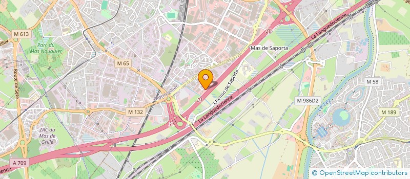 localisation de l'entreprise GEBECOM à LATTES