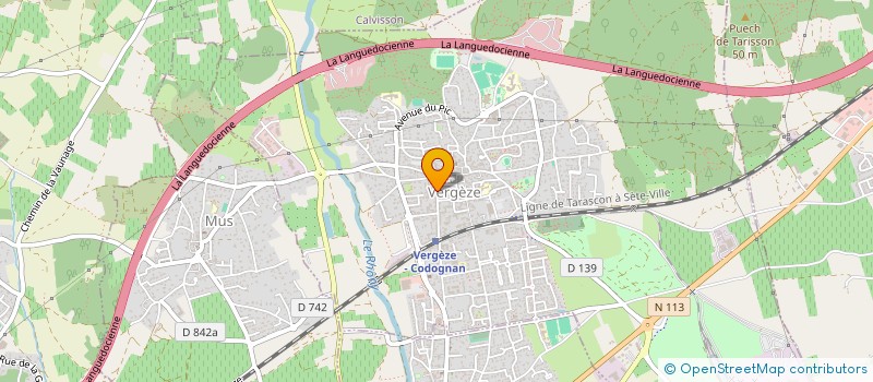 localisation de l'entreprise GEBELIN GAUFRES GFA à VERGEZE