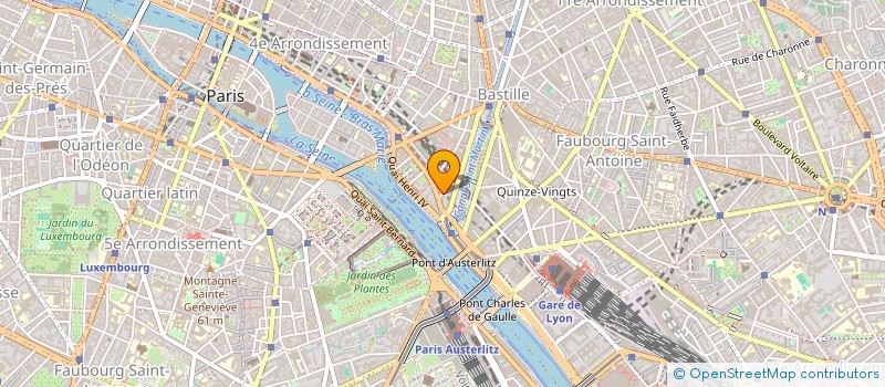 localisation de l'entreprise GEBICAP  PARIS