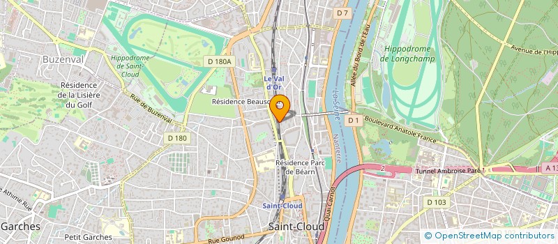 localisation de l'entreprise GEBNOUT à SAINT-CLOUD