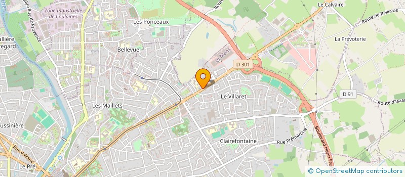 localisation de l'entreprise GEBRIMO  LE MANS