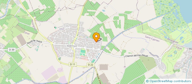 localisation de l'entreprise GEBRO  ALENYA