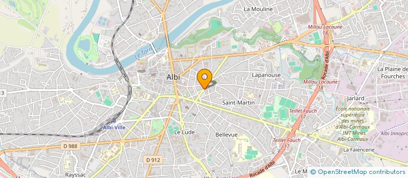 localisation de l'entreprise GEBRUMARHEN à ALBI