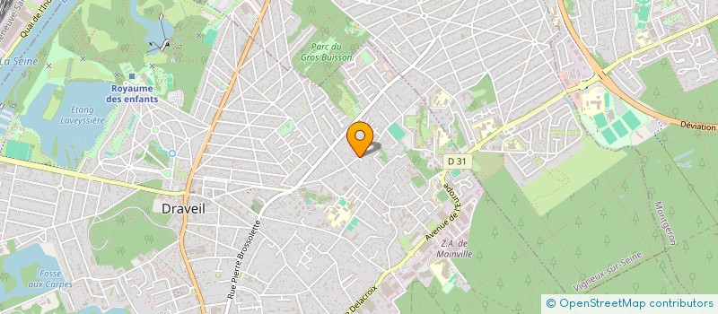 localisation de l'entreprise GEBS GROUPE (GLOBAL ENGINEERING & BUSINESS SERVICES) à DRAVEIL